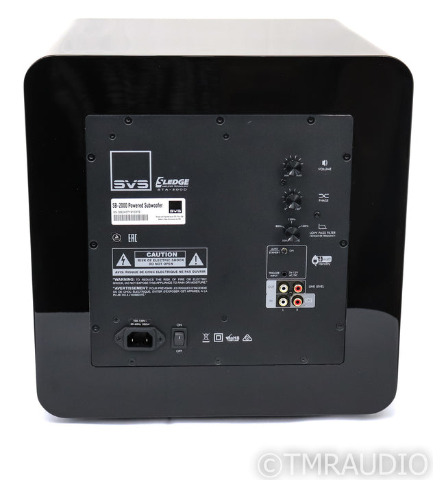 SVS SB-2000 12" Powered Subwoofer; Gloss Black; SB2000