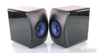 KEF LS50 Wireless Powered Bookshelf Speakers; Gloss Black Pair