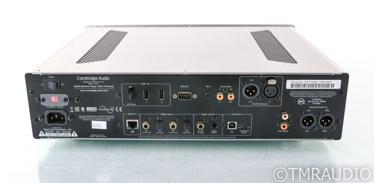 Cambridge Audio Azur 851N Wireless Streaming DAC; D/A Converter; 851-N; Remote
