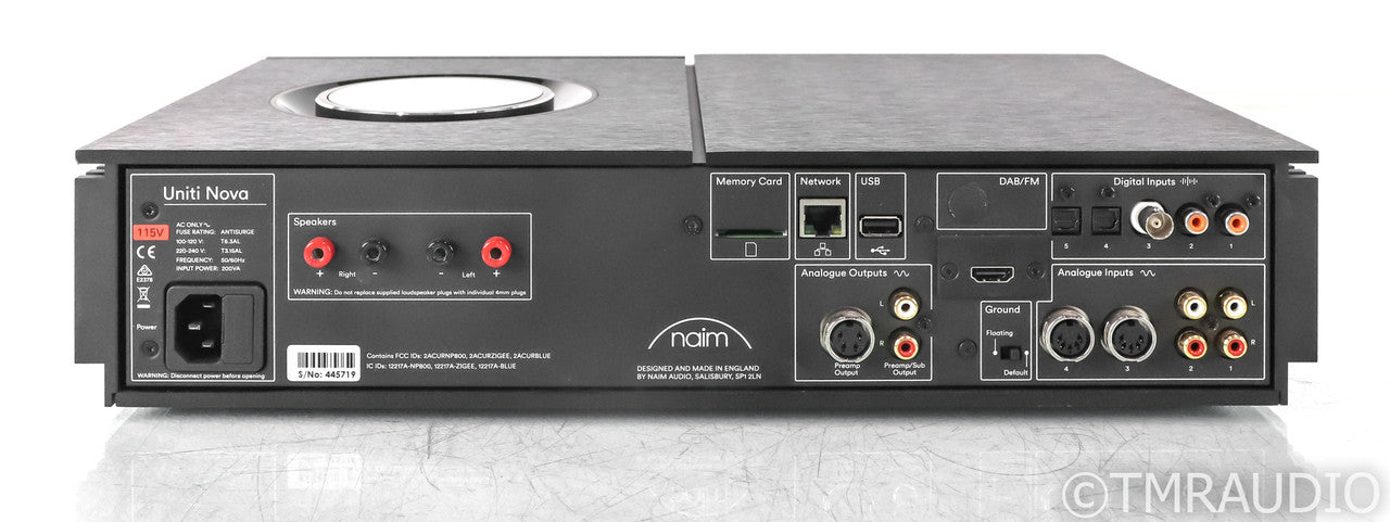 Naim Uniti Nova All-In-One Stereo Integrated Amplifier; Streamer; Bluetooth