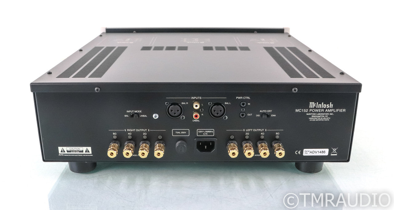 McIntosh MC152 Stereo Power Amplifier; MC-152