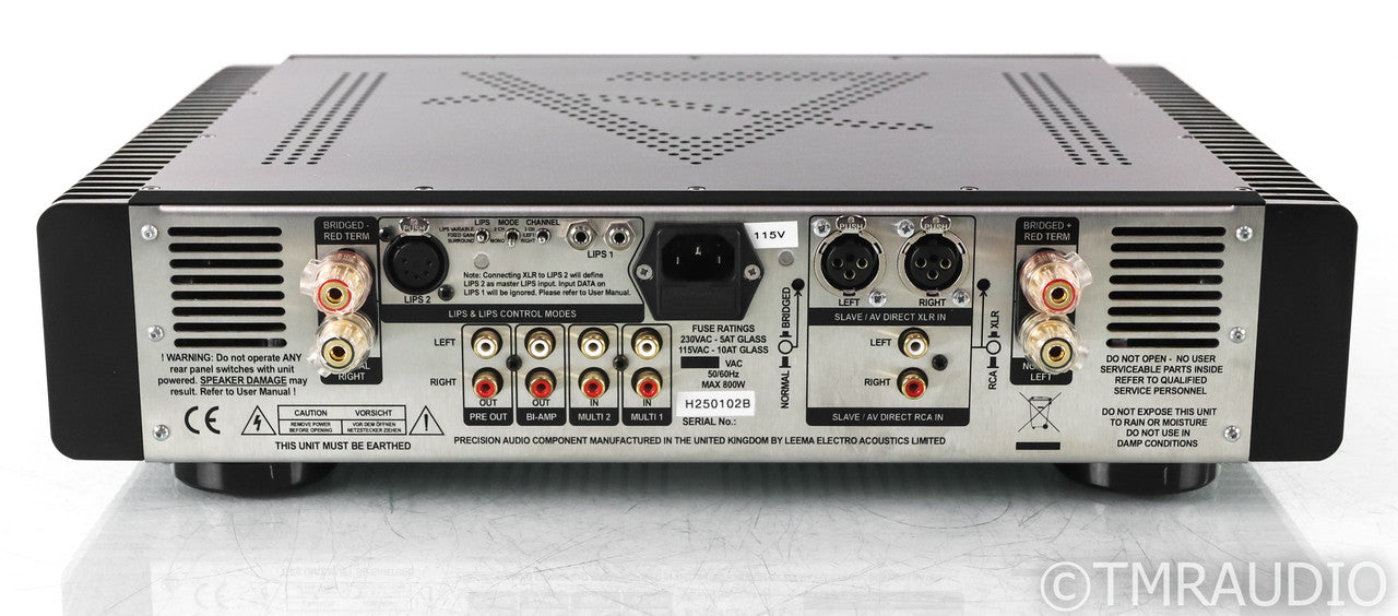 Leema Acoustics Hydra II Stereo / Mono Power Amplifier; Black