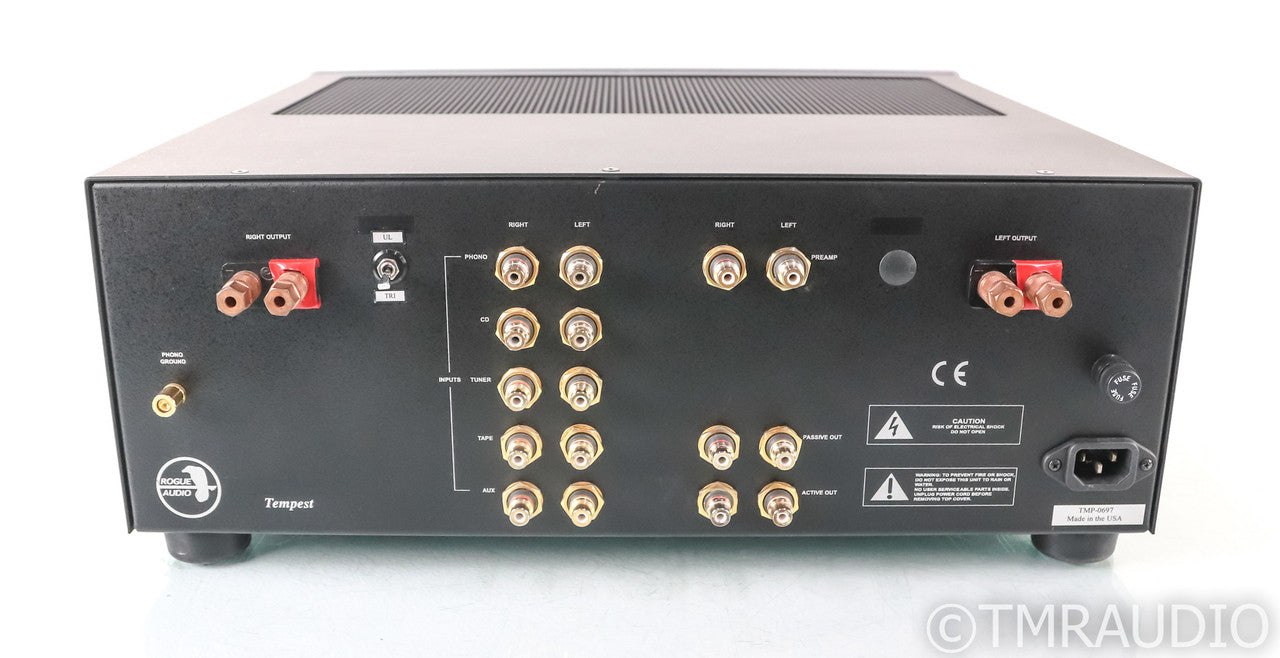 Rogue Tempest II Magnum Stereo Tube Integrated Amplifier; Tempest-2; Remote