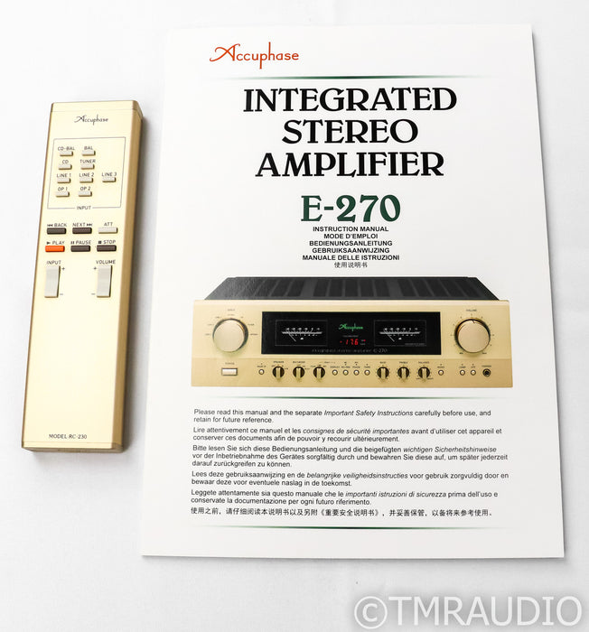 Accuphase E-270 Stereo Integrated Amplifier