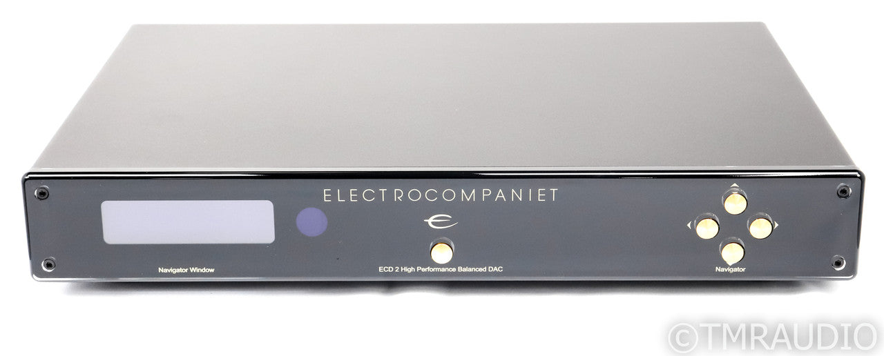 Electrocompaniet ECD 2 DAC; ECD2; Remote; Black; USB; D/A Converter