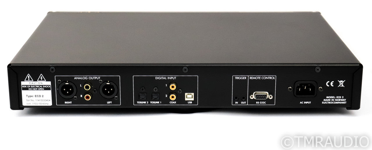 Electrocompaniet ECD 2 DAC; ECD2; Remote; Black; USB; D/A Converter