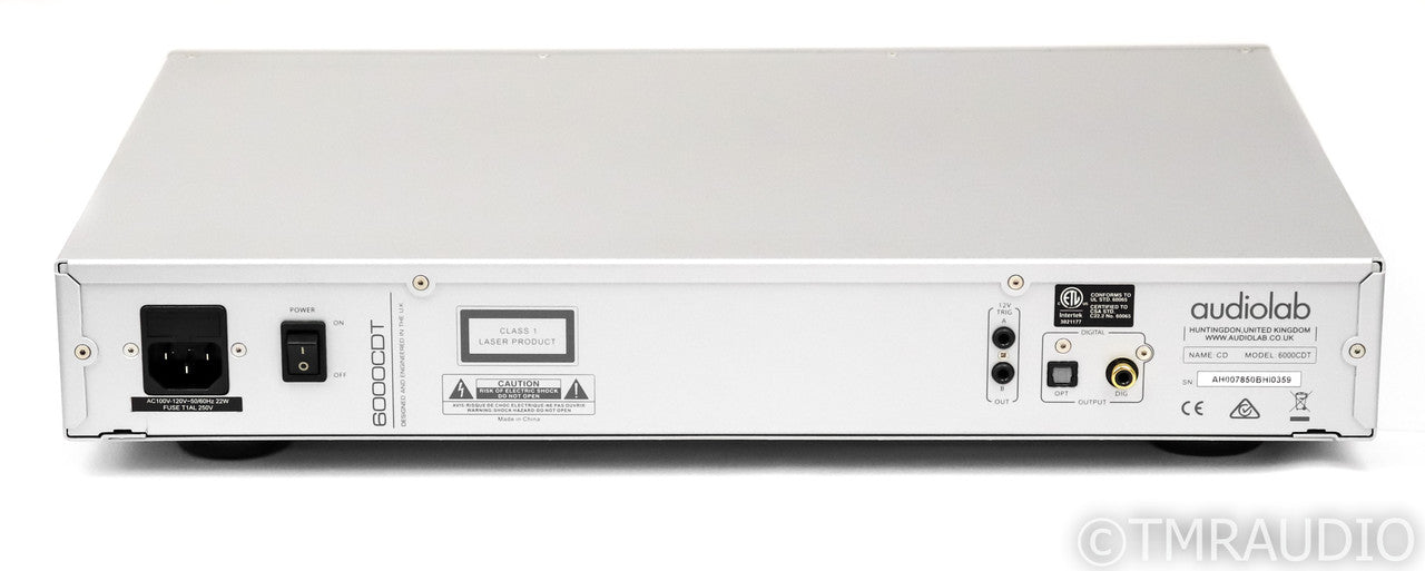 Audiolab 6000 CDT CD Transport; 6000CDT; Remote; Silver