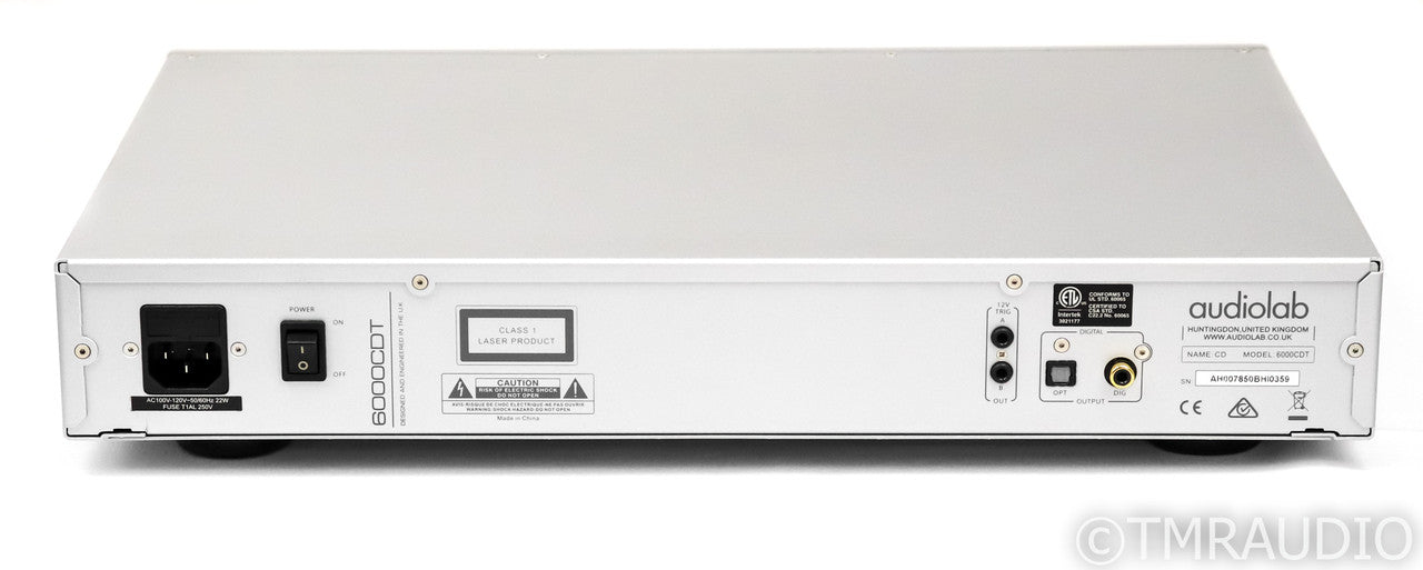 Audiolab 6000 CDT CD Transport; 6000CDT; Remote; Silver
