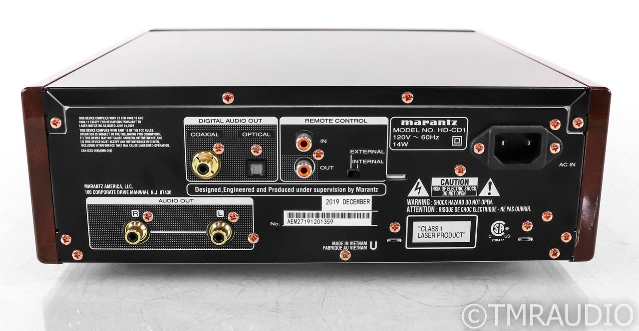Marantz HD-CD1 CD Player; HDCD1; Remote