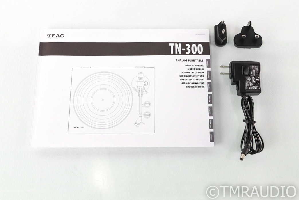 TEAC TN-300SE Belt Drive Turntable; TN300SE; Audio Technica AT95E MM Cartridge