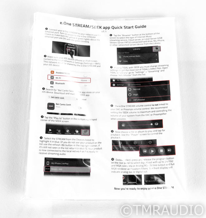 Bel Canto e.One Stream Network Streamer / Bridge