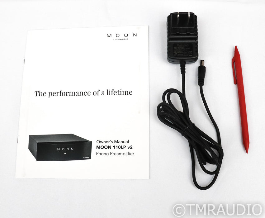 Simaudio Moon 110LP v2 MM / MC Phono Preamplifier; 110LPV2; Black