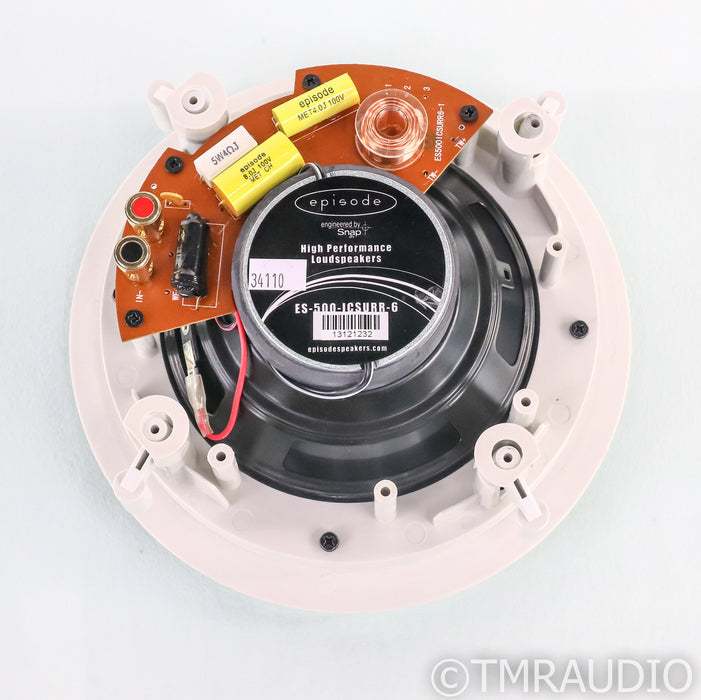 SnapAV Episode 500 Series 6.5" In-Ceiling Loudspeaker; ES-500-ICSURR-6; Single