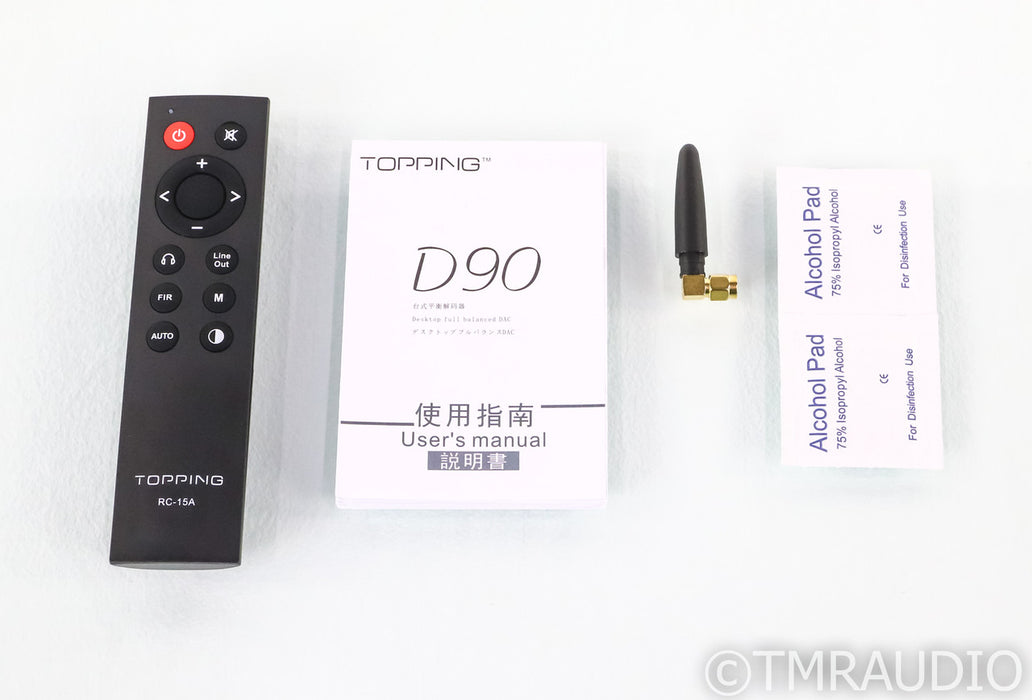 Topping D90 DAC; D-90; Remote; USB; D / A Converter