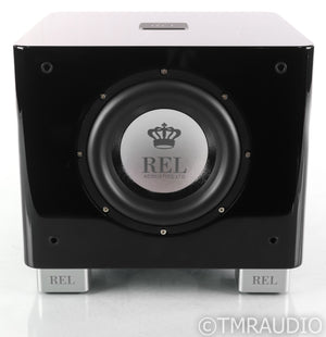 REL T/7x 8" Powered Subwoofer; T7x; Gloss Black; T7x; Gloss Black