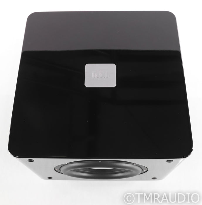 REL T/7x 8" Powered Subwoofer; T7x; Gloss Black; T7x; Gloss Black