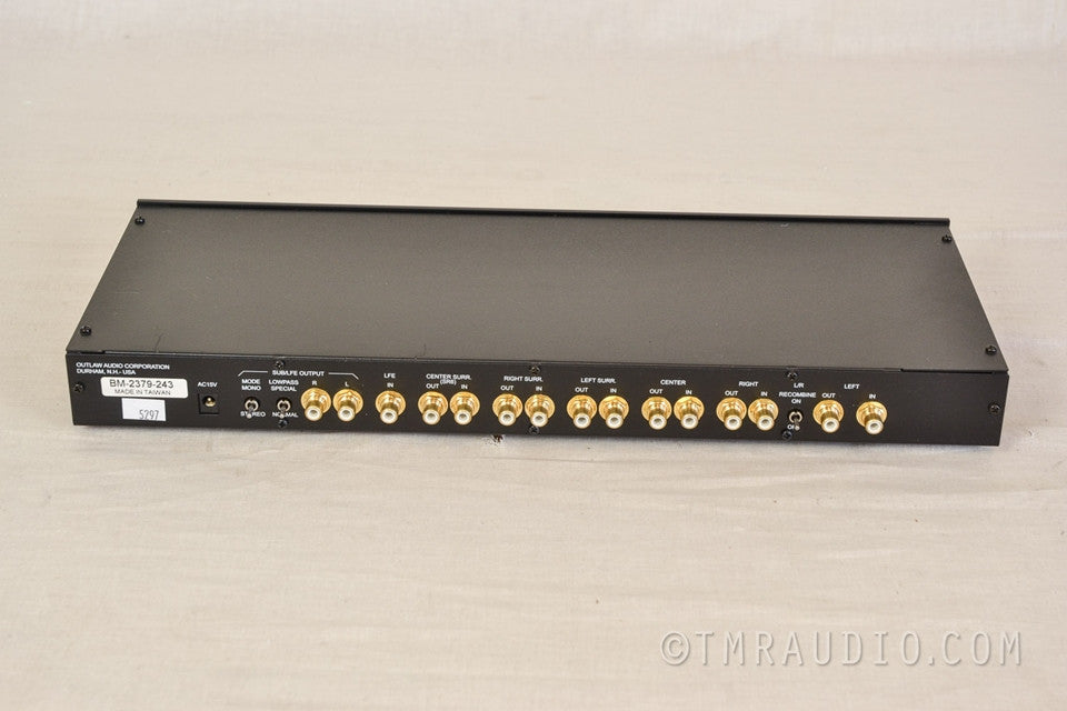 Outlaw ICBM-1 Bass Management System Multi-Channel Active Crossover AS-IS