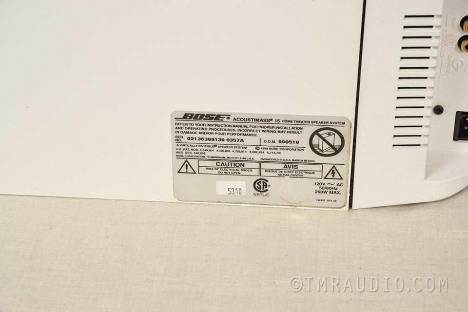 Bose Acoustimass 15 Powered Subwofer