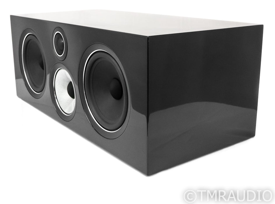 B&W HTM71 S2 Center Channel Speaker; Gloss Black