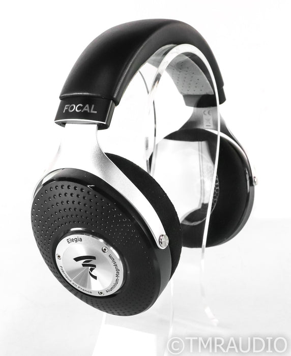 Focal Elegia Closed Back Headphones; Black and Silver