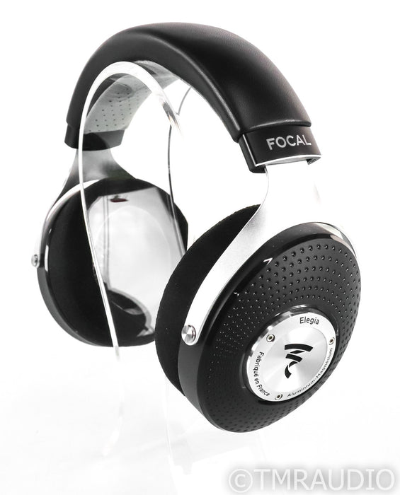 Focal Elegia Closed Back Headphones; Black and Silver