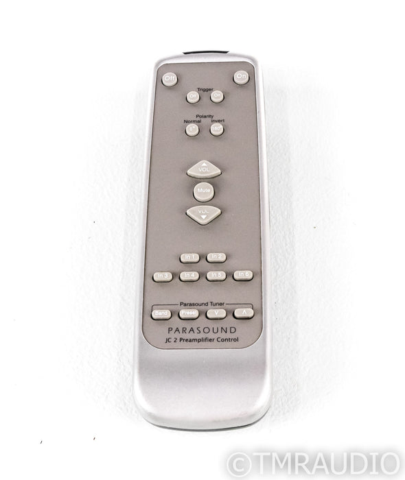 Parasound JC2 Stereo Preamplifier; JC-2; Remote