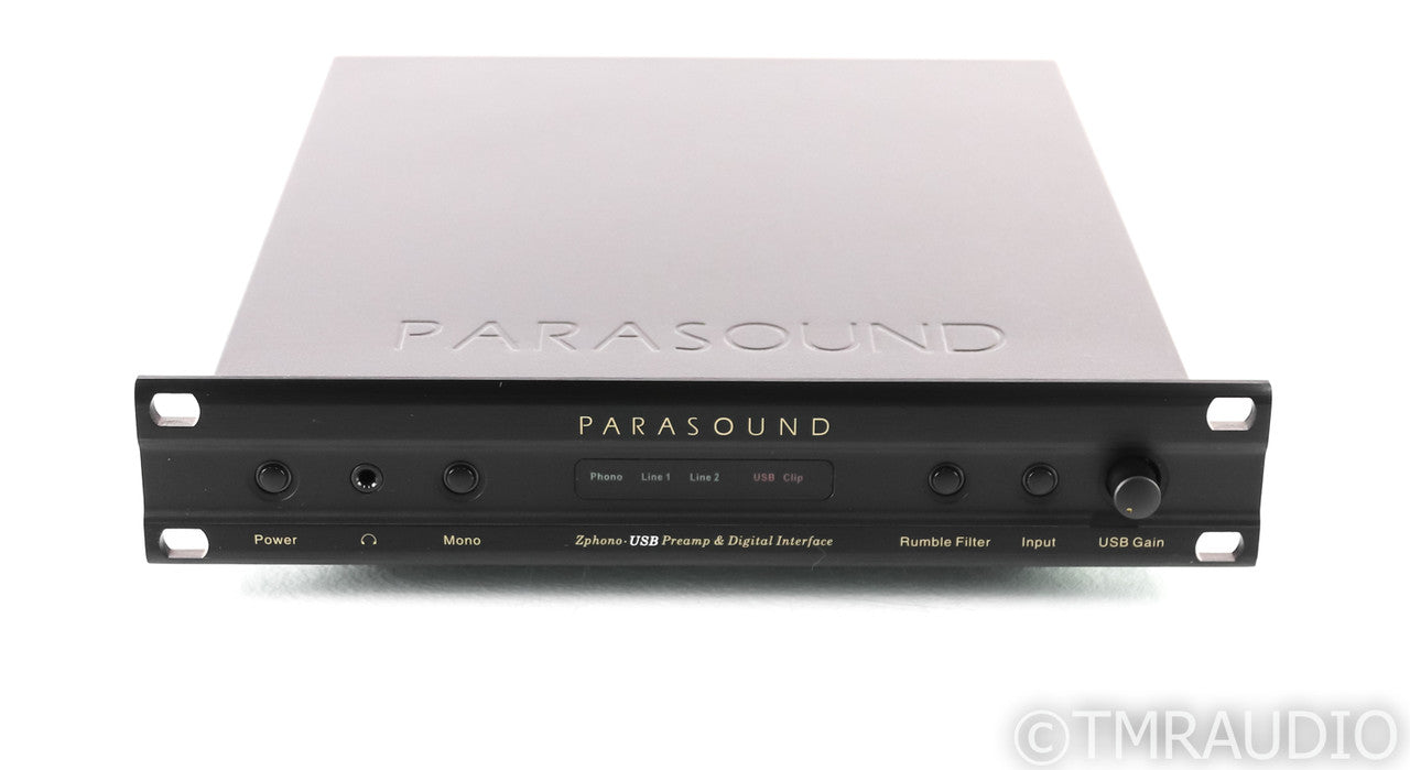 Parasound ZPhono USB MM / MC Phono Preamplifier; A/D Converter (1/0)
