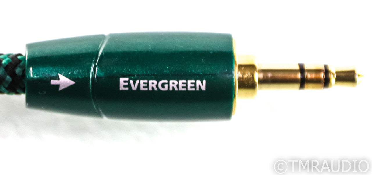 AudioQuest Evergreen 3.5mm TRS Cable; Aux; Single 1m Interconnect