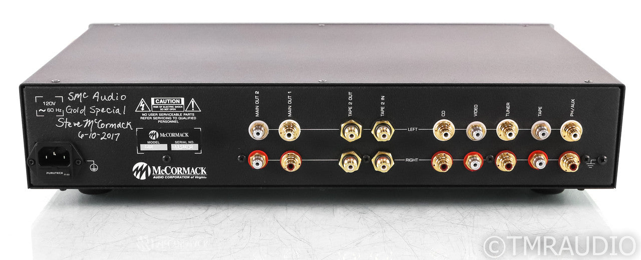 McCormack LD-2 Stereo Preamplifier; LD2; Remote; SMc Gold Special Upgrade