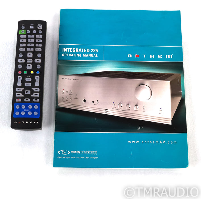 Anthem 225 Stereo Integrated Amplifier; I225; Remote; MM Phonostage; Black