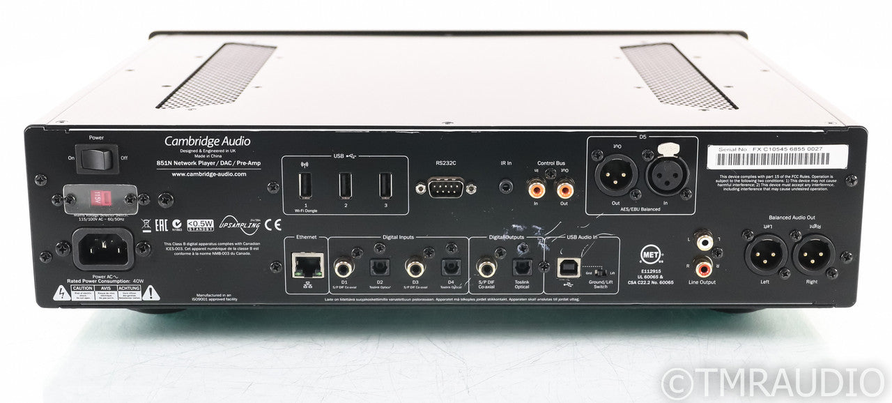 Cambridge Audio Azur 851N DAC / Preamplifier / Network Streamer; 851-N; Remote