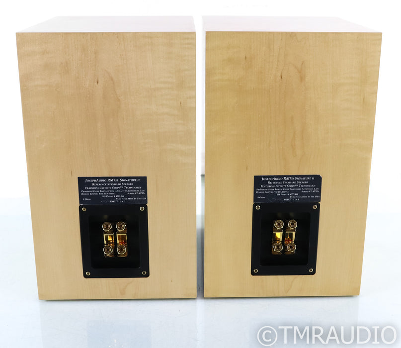 Joseph Audio RM7si Signature Mk2 Bookshelf Speakers; RM7-si; Maple Pair