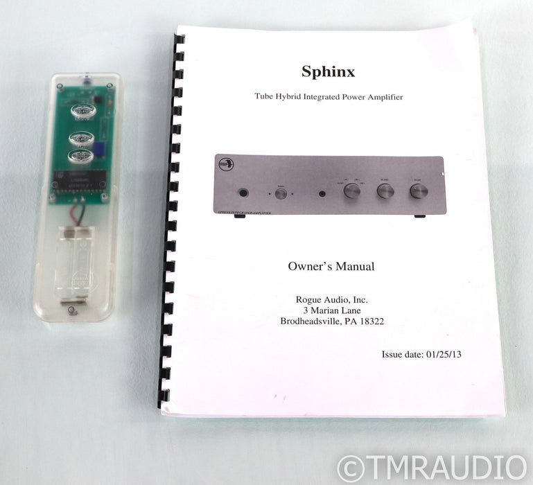 Rogue Audio Sphinx v2 Stereo Tube Hybrid Integrated Amplifier; Black; Remote