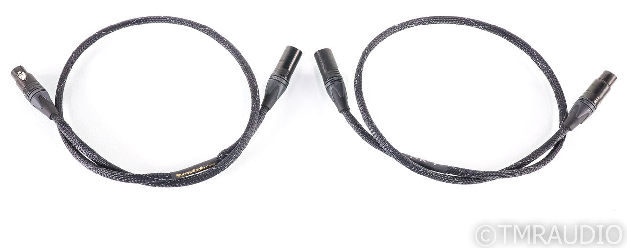 Morrow Audio MA7 XLR Cables; 1m Pair Balanced Interconnects