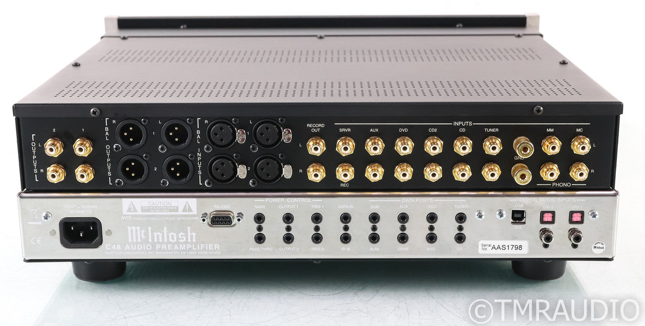 McIntosh C48 Stereo Preamplifier; C-48; MM/MC Phono