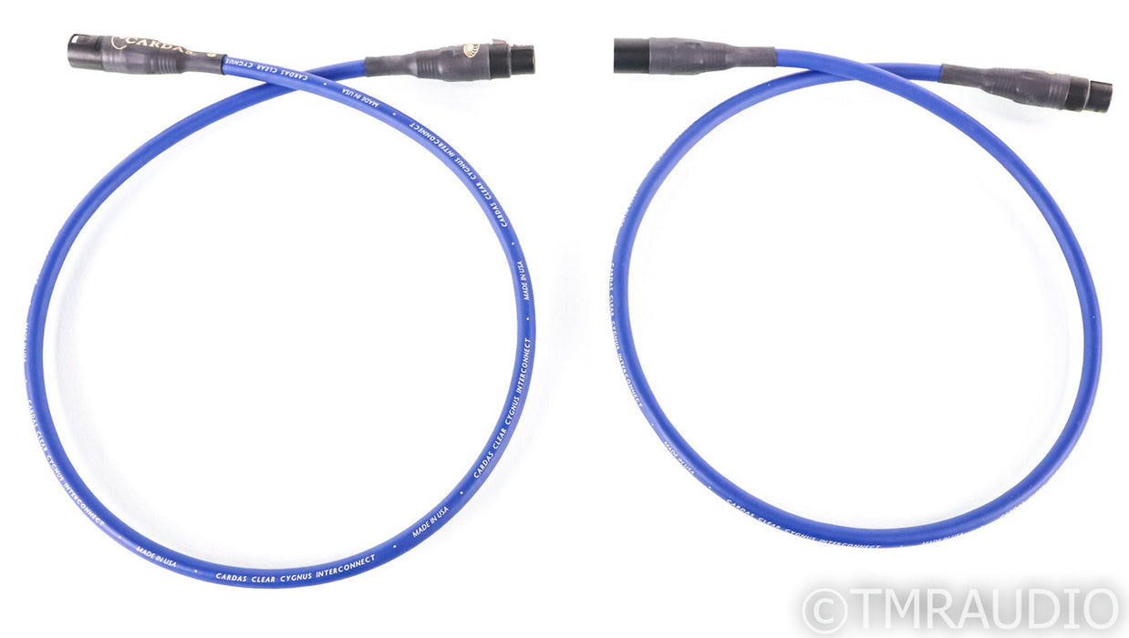 Cardas Audio Clear Cygnus XLR Cables; 1m Pair Balanced Interconnects