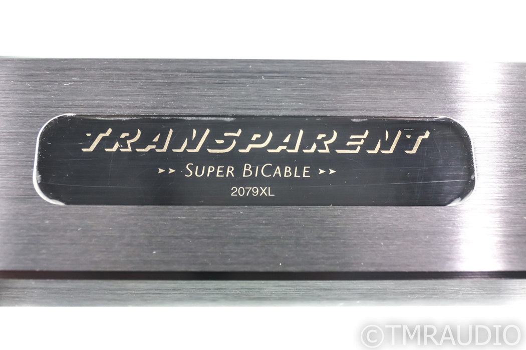 Transparent Audio Super BiCable Bi-Wire Speaker Cables; XL; 8ft Pair