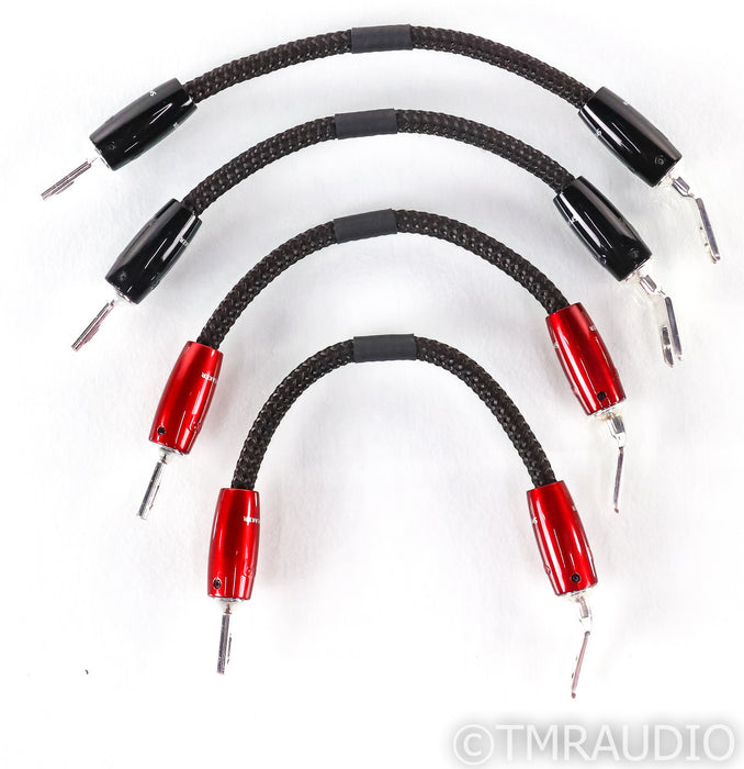 Audioquest Saturn Bi-Wire Jumpers; Set of 4 0.25m Cables