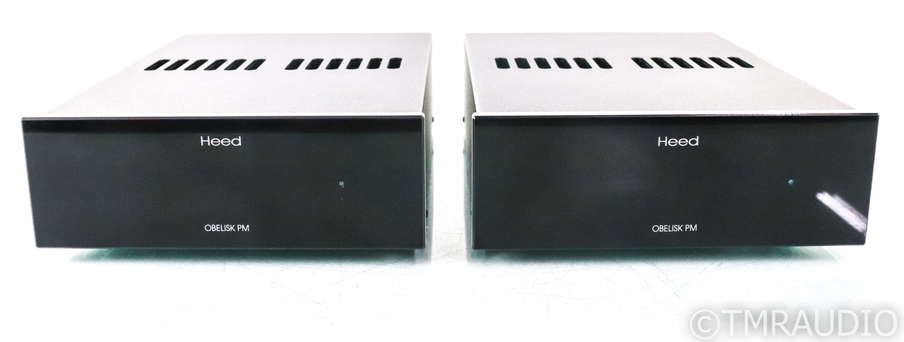 Heed Audio Obelisk PM Mono Power Amplifier; Black Pair