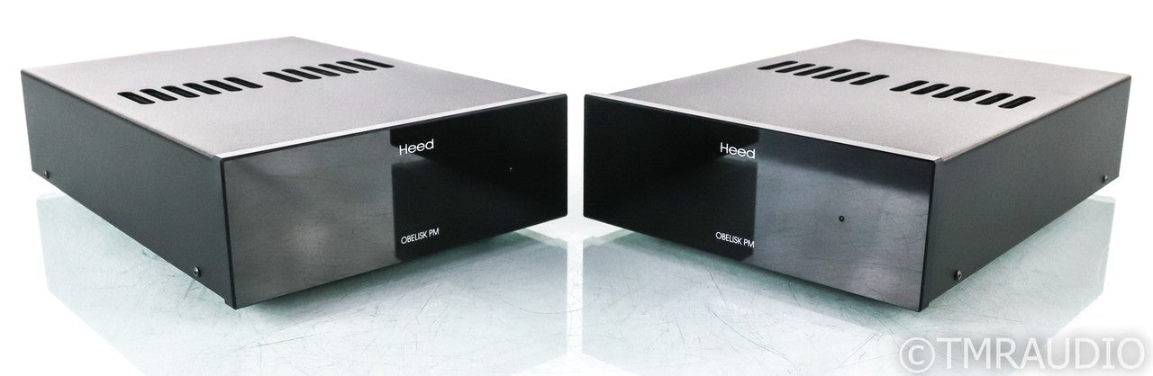 Heed Audio Obelisk PM Mono Power Amplifier; Black Pair