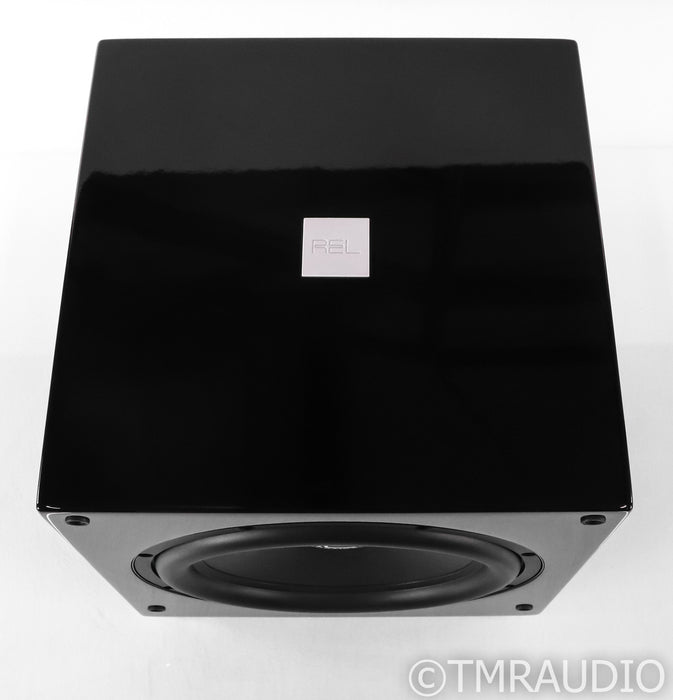 REL Serie T/7 8" Powered Subwoofer; T7; Gloss Piano Black