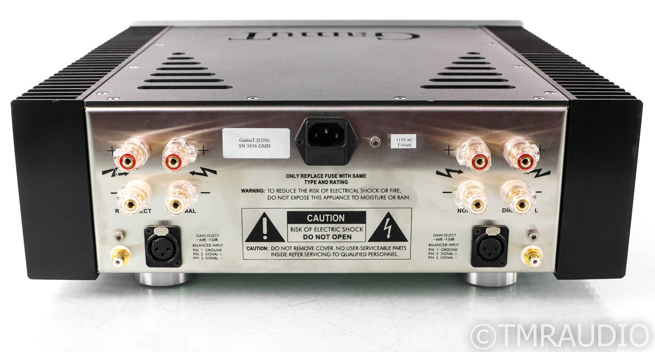 GamuT D200i Stereo Power Amplifier; D-200i