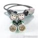 AudioQuest Earth XLR Cables; 1m Pair Balanced Interconnects; 72V DBS