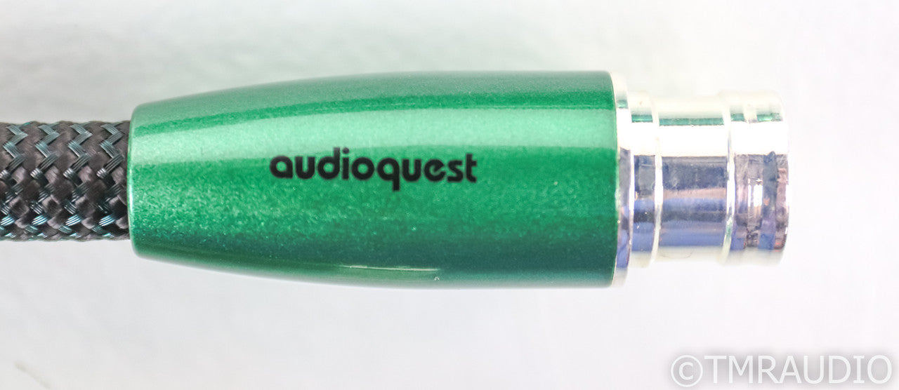 AudioQuest Earth XLR Cables; 1m Pair Balanced Interconnects; 72V DBS