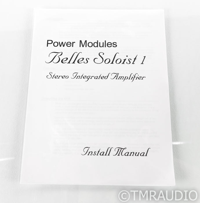 Belles Soloist 1 Stereo Integrated Amplifier; Power Modules (No Remote)
