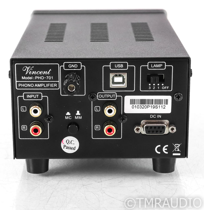 Vincent PHO-701 MM / MC Tube Phono Preamplifier; PHO701; USB