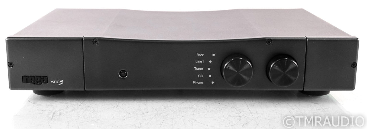 Rega Brio 3 Stereo Integrated Amplifier; MM / MC Phono; Black
