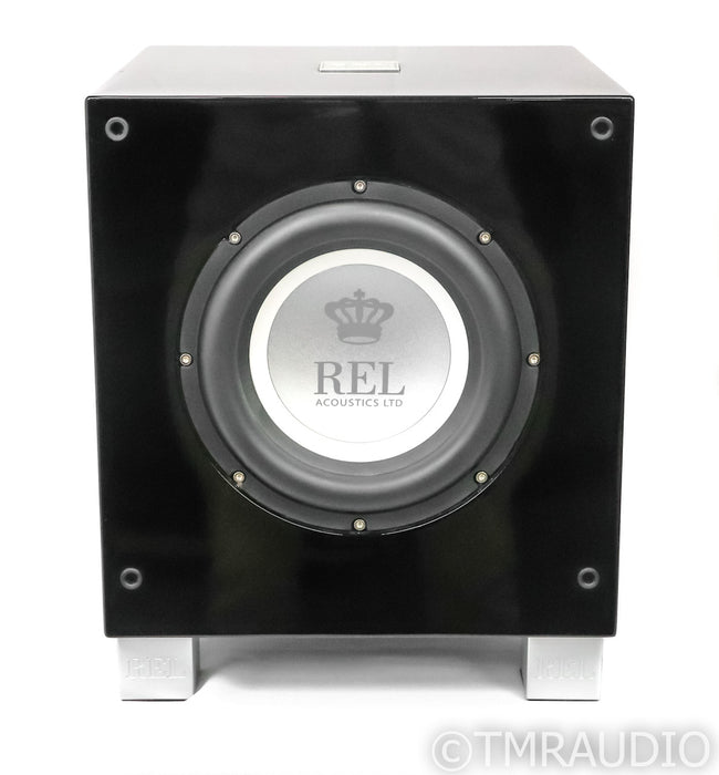 REL T/7i 8" Powered Subwoofer; T7i; Gloss Black