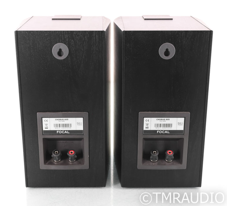 Focal Chorus 605 Bookshelf Speakers; Black Ash Pair; Black Ash Pair