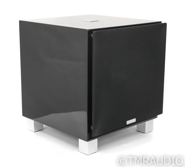 REL T/7 Serie 8" Power Subwoofer; T7; Gloss Piano Black